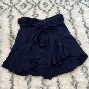 Zara navy blue skirt and skort